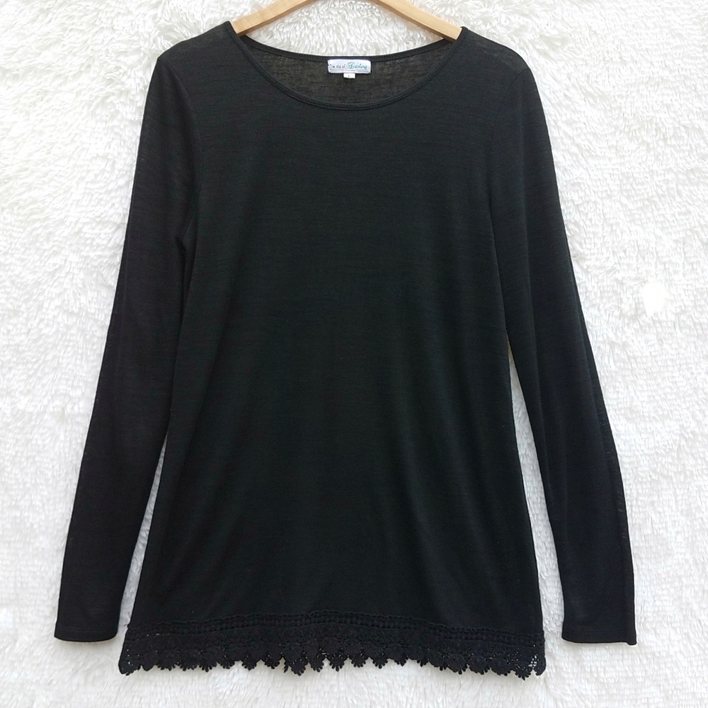 A dip of Darling Women's Size L Long Sleeve Top